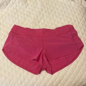 Lululemon Low Rise Sonic Pink Speed Ups